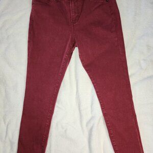 Express Womens Mid Rise Skinny Stretch Jeans Size 6